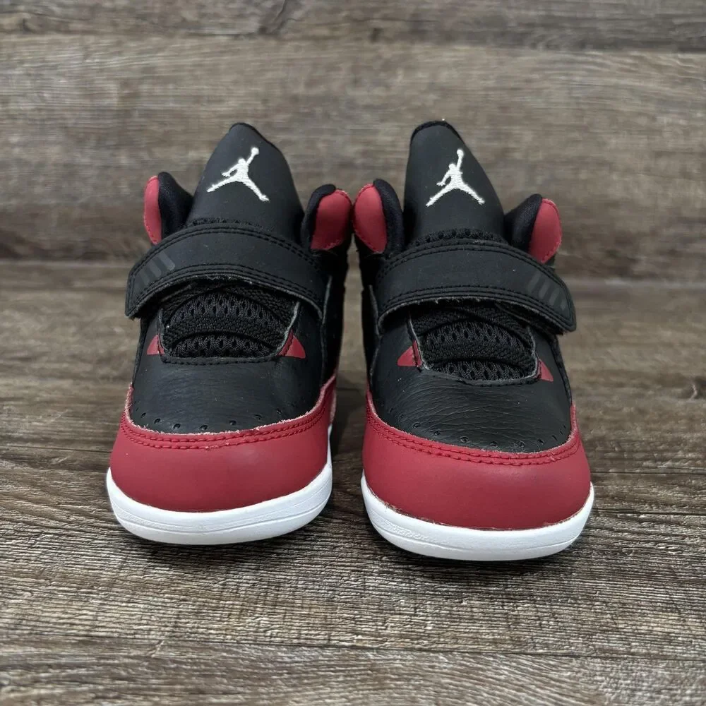 Jordan Flight 97bt Shoes Kid's 7C Black Red Leather Toddler Nike 654980-002